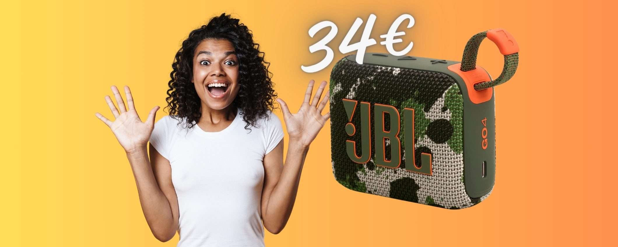 JBL GO 4: il MIGLIORE speaker Bluetooth portatile compatto a 34€ JBL GO 4: il MIGLIORE speaker Bluetooth portatile compatto a 34€