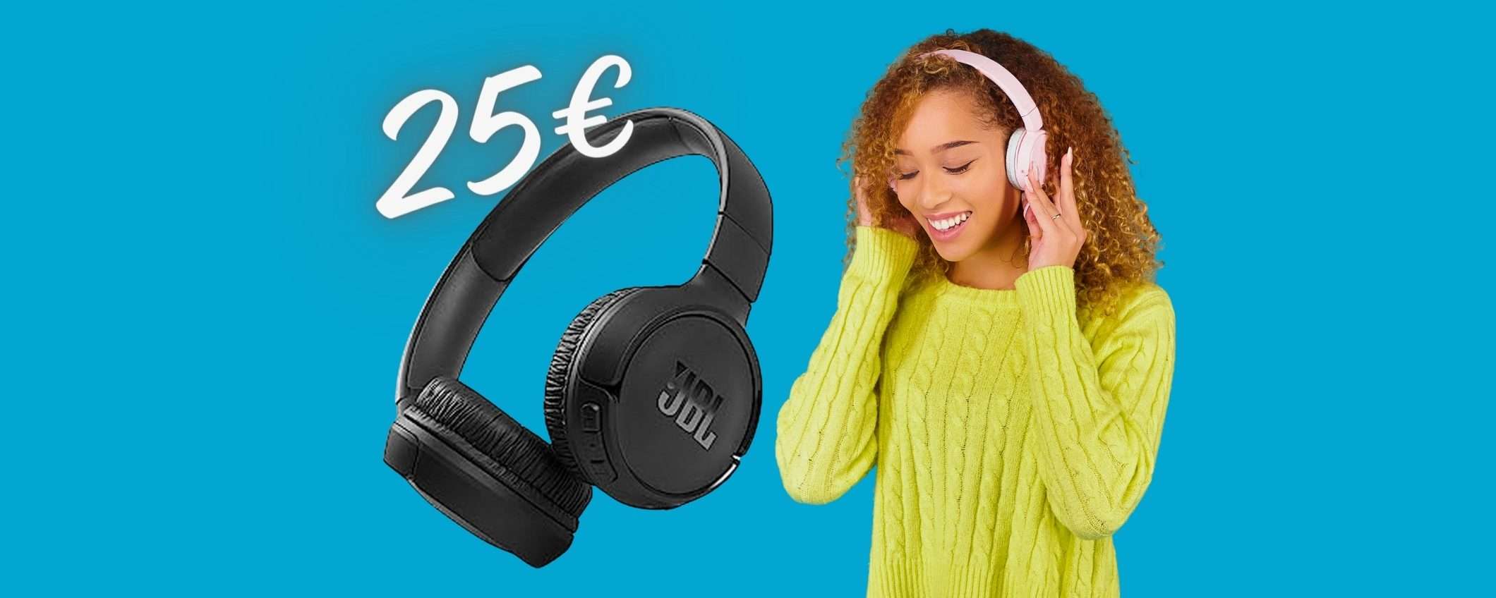 JBL Tune 510BT: queste cuffie wireless NON hanno RIVALI (solo 25€) JBL Tune 510BT: queste cuffie wireless NON hanno RIVALI (solo 25€)