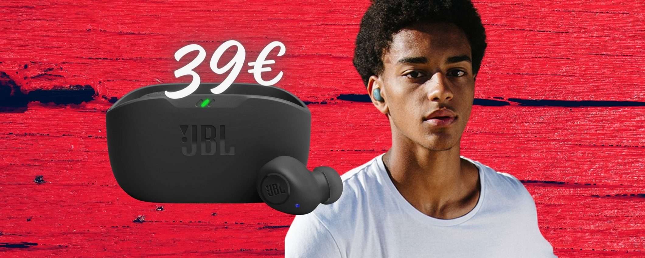 JBL Wave Buds (quasi) al MINIMO STORICO su Amazon, ora 39€ JBL Wave Buds (quasi) al MINIMO STORICO su Amazon, ora 39€