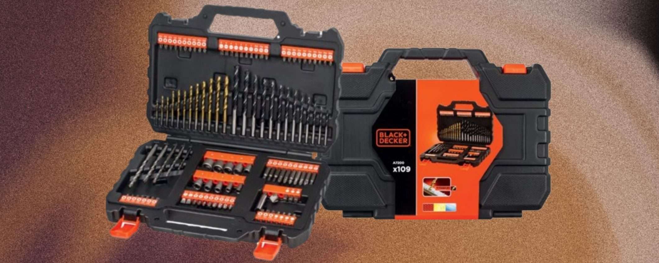 Black+Decker, kit 109 in 1 a 20€: il prezzo è SBRICIOLATO su Amazon Black+Decker, kit 109 in 1 a 20€: il prezzo è SBRICIOLATO su Amazon