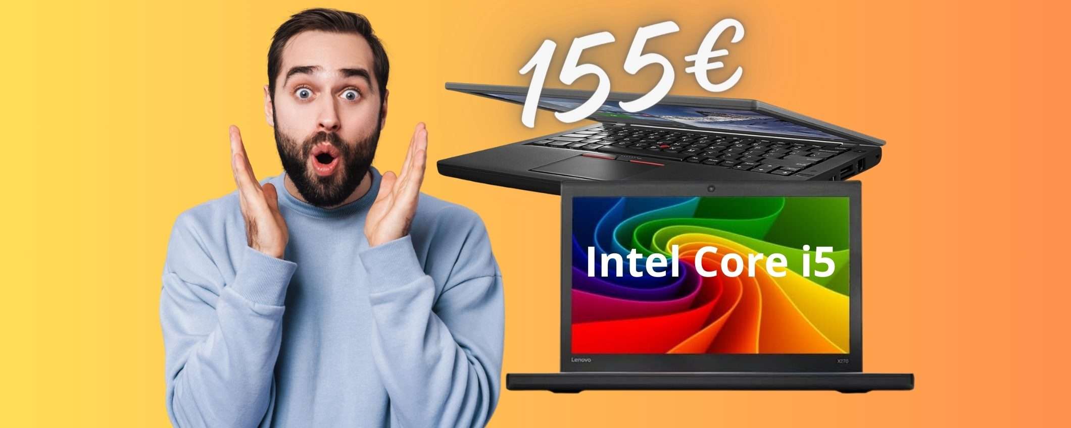 Lenovo ThinkPad X270: portatile ricondizionato garantito con i5 a 155€ Lenovo ThinkPad X270: portatile ricondizionato garantito con i5 a 155€