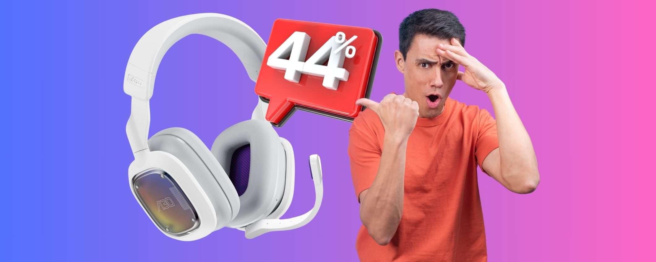 Logitech Astro A30: cuffie gaming wireless multi-piattaforma al 44% Logitech Astro A30: cuffie gaming wireless multi-piattaforma al 44%