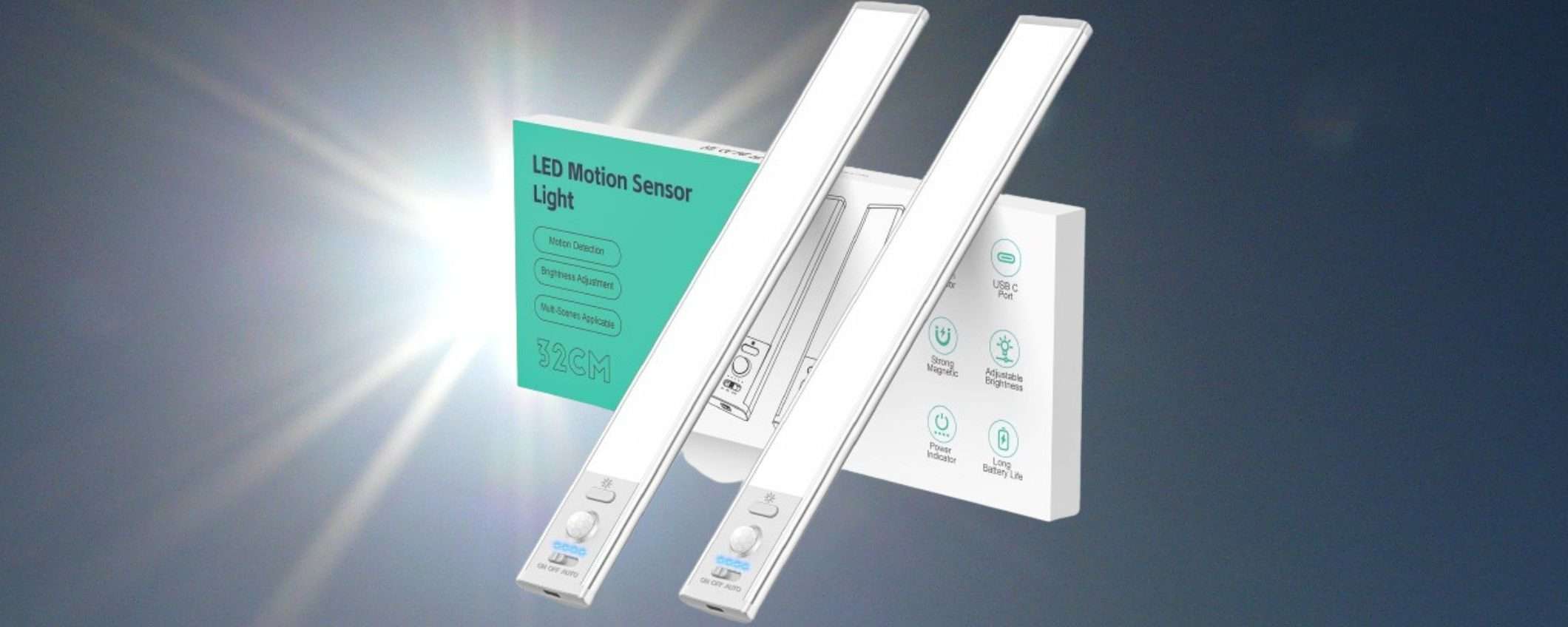 Luce wireless da 32 cm LUMINOSISSIMA e automatica: prezzo WOW (7,75€) Luce wireless da 32 cm LUMINOSISSIMA e automatica: prezzo WOW (7,75€)