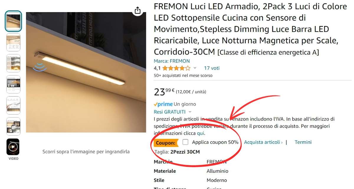luci-led-cassetti-armadi-sensore-movimento-meta-prezzo-coupon