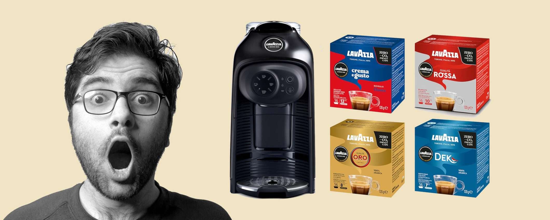 Lavazza A Modo Mio Idola Nera+64 capsule: offerta BOMBA su Amazon Lavazza A Modo Mio Idola Nera+64 capsule: offerta BOMBA su Amazon