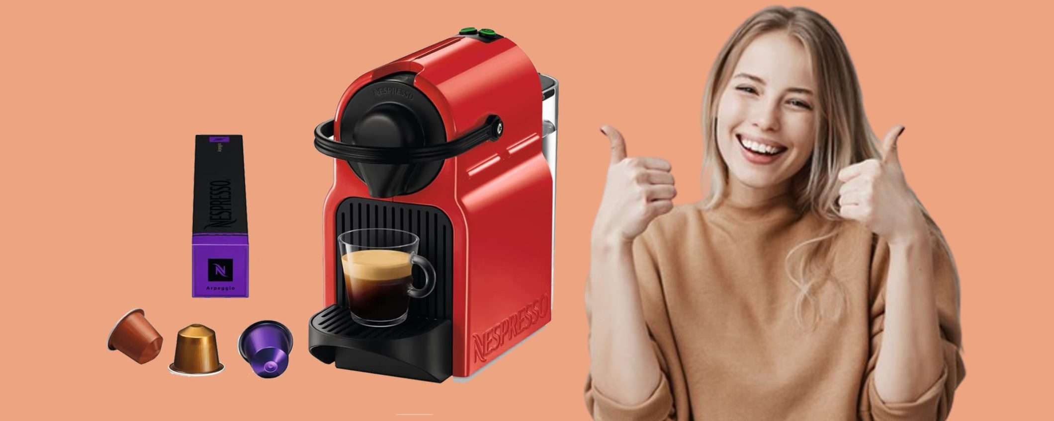 Nespresso by Krups Inissia: IMPERDIBILE a questo prezzo! (-32%) Nespresso by Krups Inissia: IMPERDIBILE a questo prezzo! (-32%)