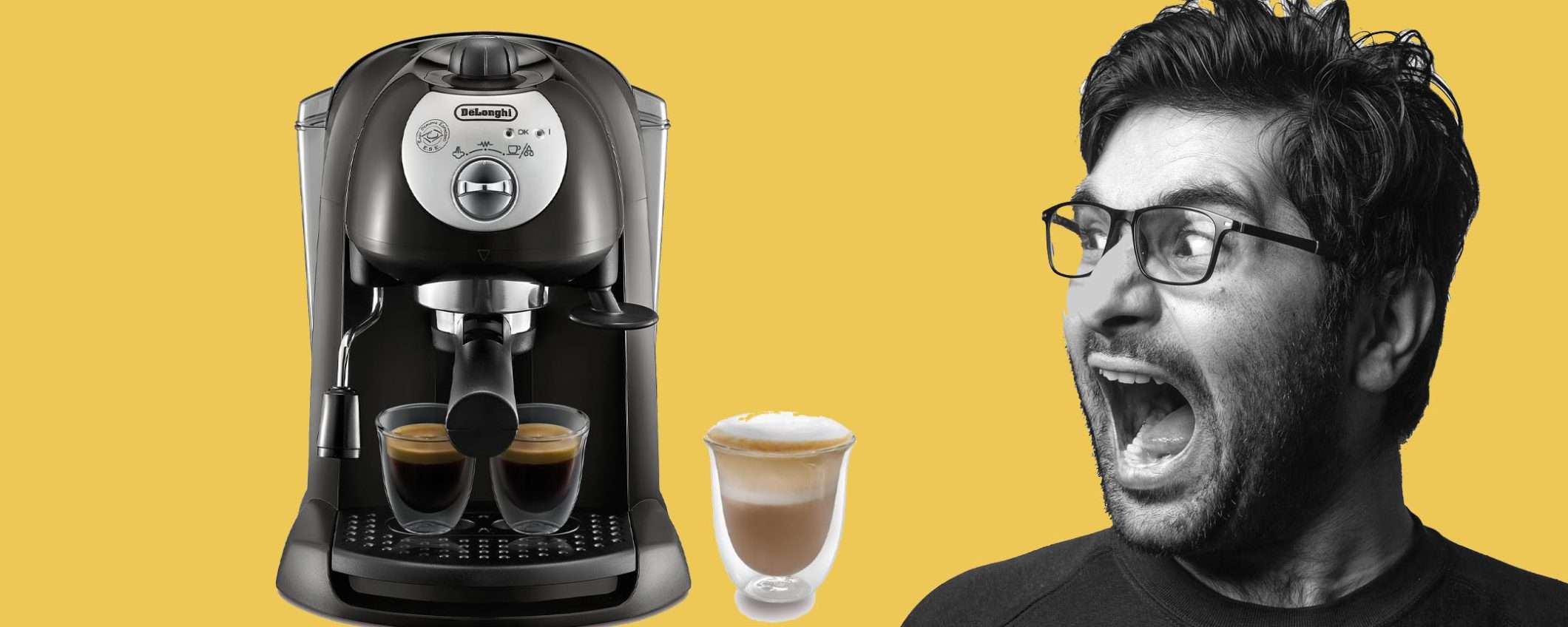 Macchina per caffè/cappuccino De'Longhi in offerta SUPER (-37%) Macchina per caffè/cappuccino De'Longhi in offerta SUPER (-37%)