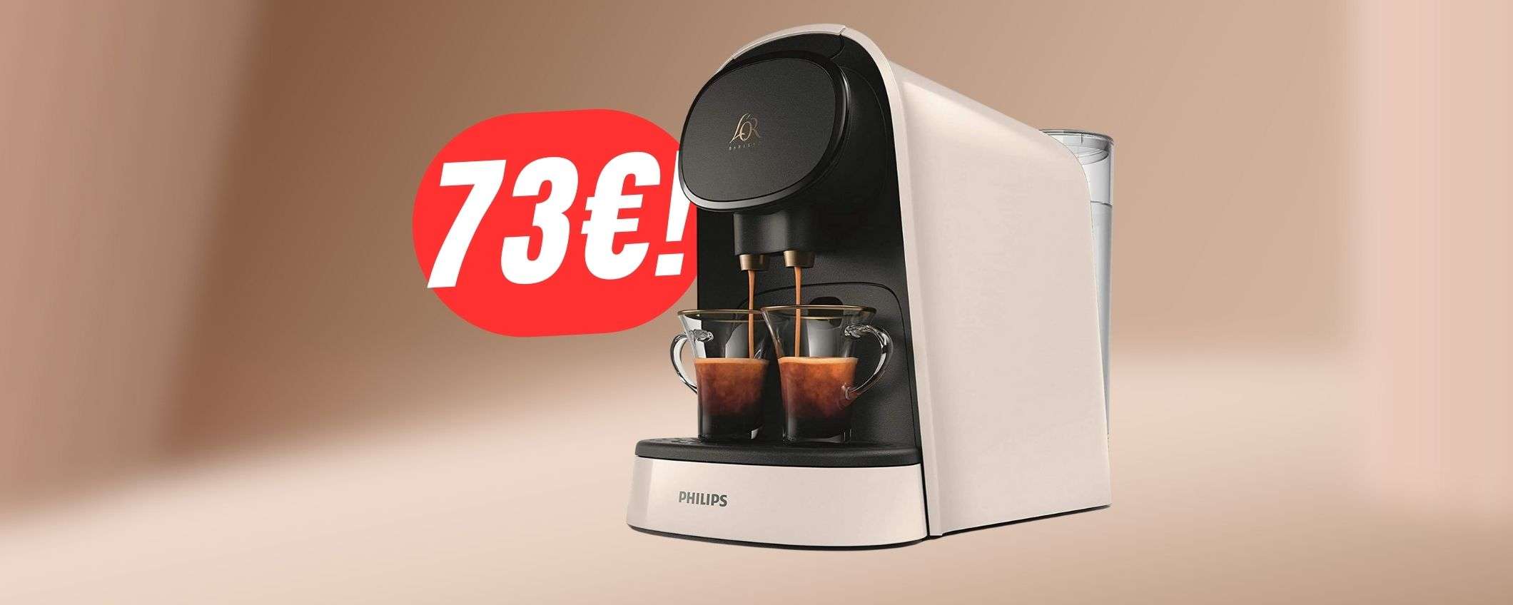 La macchina Philips che fa DUE CAFFÈ alla volta crolla a soli 73€! La macchina Philips che fa DUE CAFFÈ alla volta crolla a soli 73€!