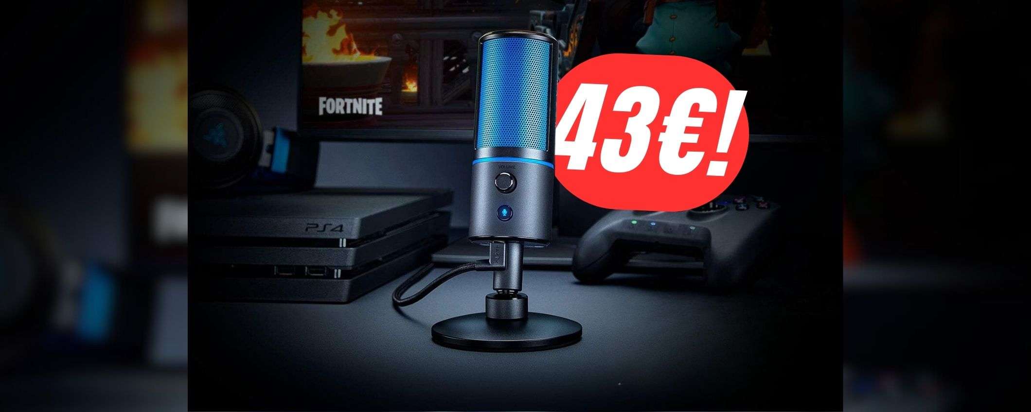 Il MICROFONO Razer (per PC e PlayStation) è in OFFERTA ad appena 43€! Il MICROFONO Razer (per PC e PlayStation) è in OFFERTA ad appena 43€!