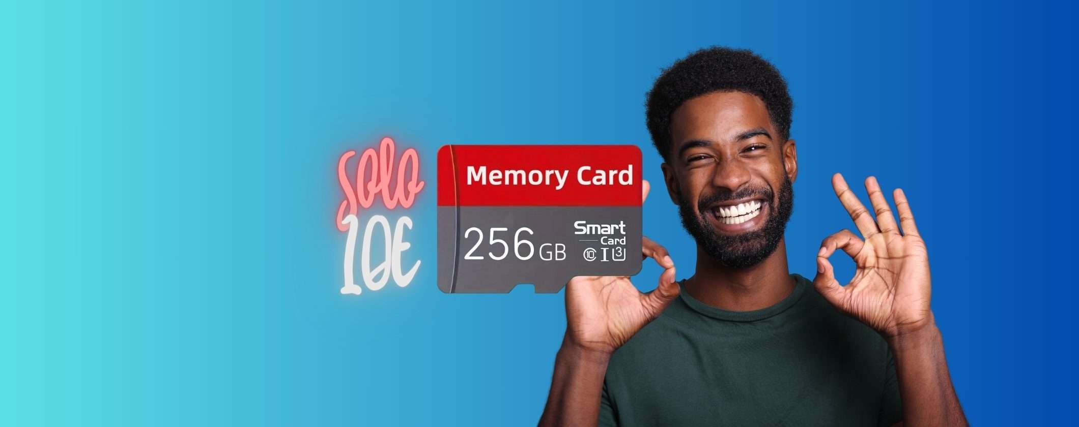 MicroSD 256GB a soli 10€ su TEMU MicroSD 256GB a soli 10€ su TEMU