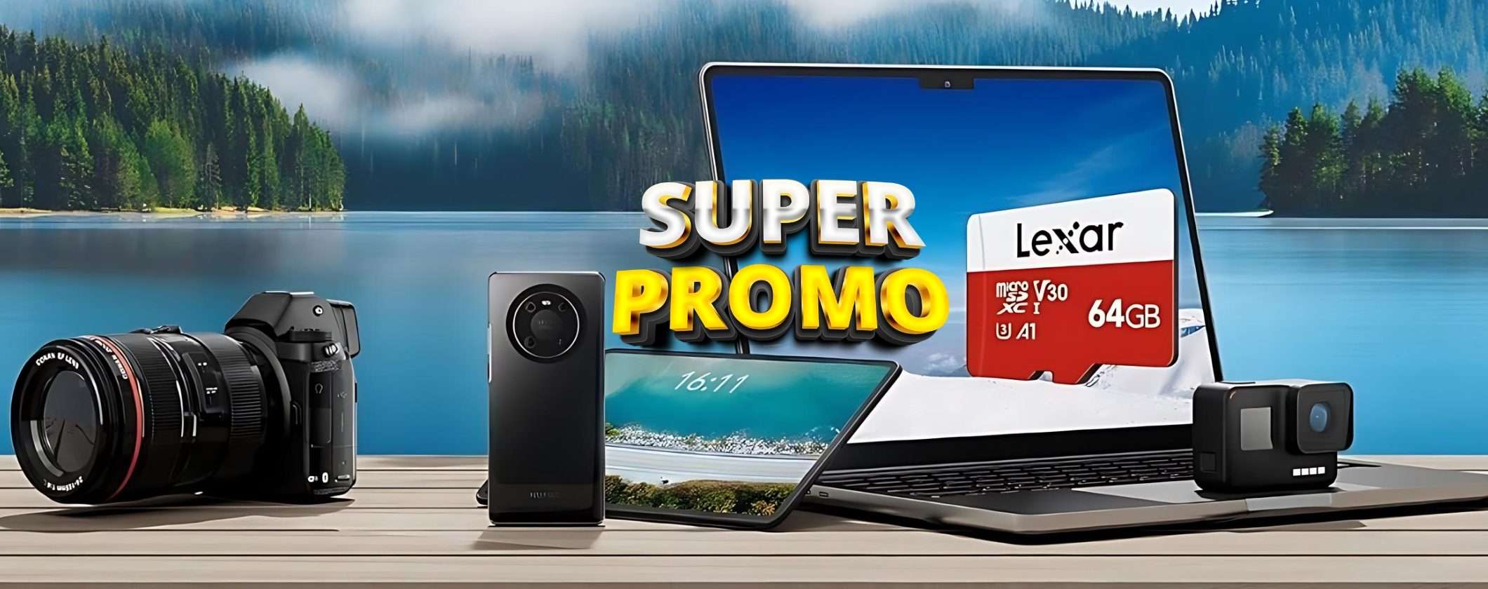 MicroSD Lexar 64GB: il pacco da 5 unità è in OFFERTA a soli 28€ MicroSD Lexar 64GB: il pacco da 5 unità è in OFFERTA a soli 28€