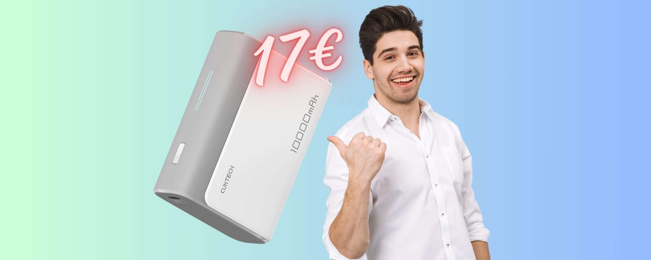 Mini Power Bank da 30W per una RICARICA VELOCISSIMA a soli 17€ Mini Power Bank da 30W per una RICARICA VELOCISSIMA a soli 17€
