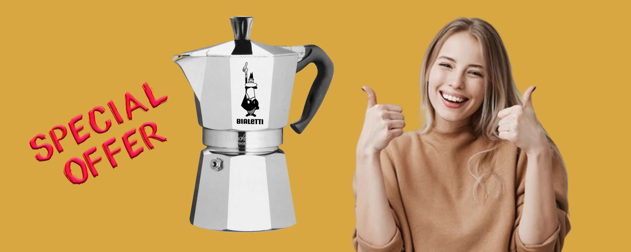 Moka Bialetti da 4 tazze oggi il sconto WOW del 19% su Amazon Moka Bialetti da 4 tazze oggi il sconto WOW del 19% su Amazon
