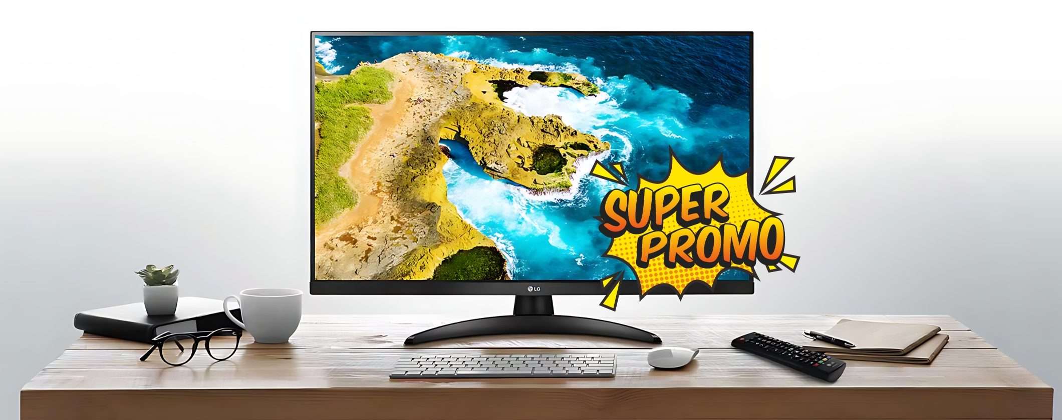 Monitor e Smart TV 2 in 1 LG: ora COSTA NIENTE su eBay Monitor e Smart TV 2 in 1 LG: ora COSTA NIENTE su eBay