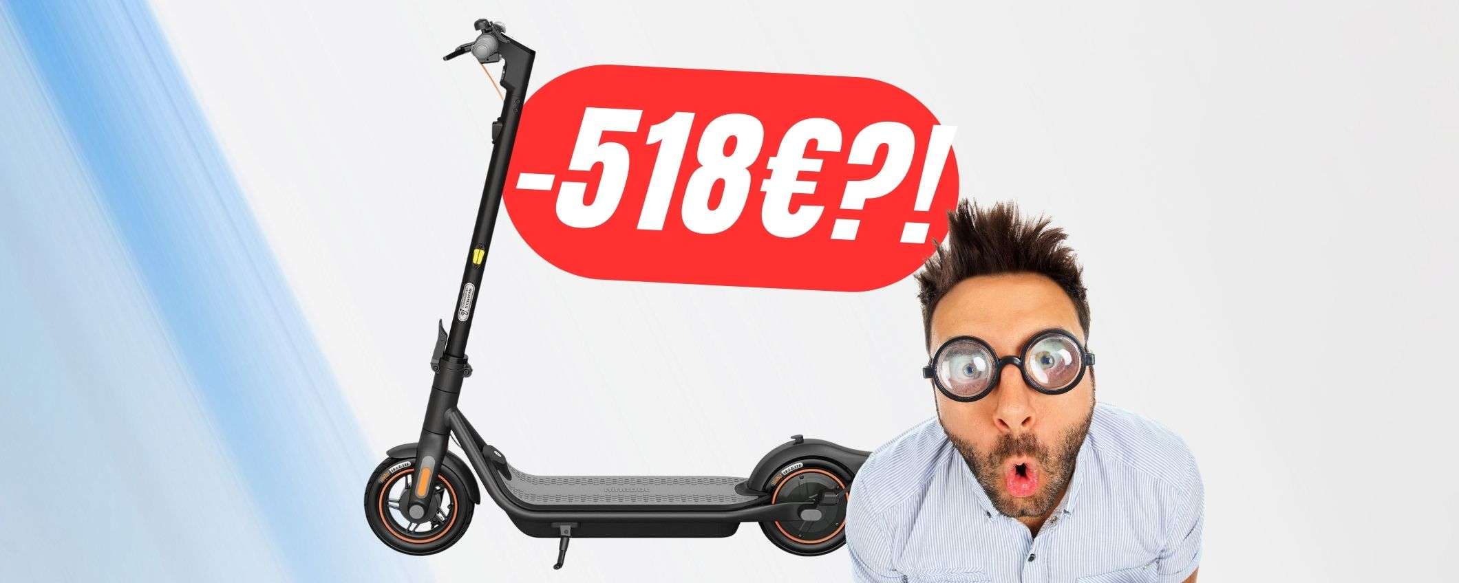 -518€ di SCONTO per il MONOPATTINO ELETTRICO: fai presto, è quasi esaurito! -518€ di SCONTO per il MONOPATTINO ELETTRICO: fai presto, è quasi esaurito!