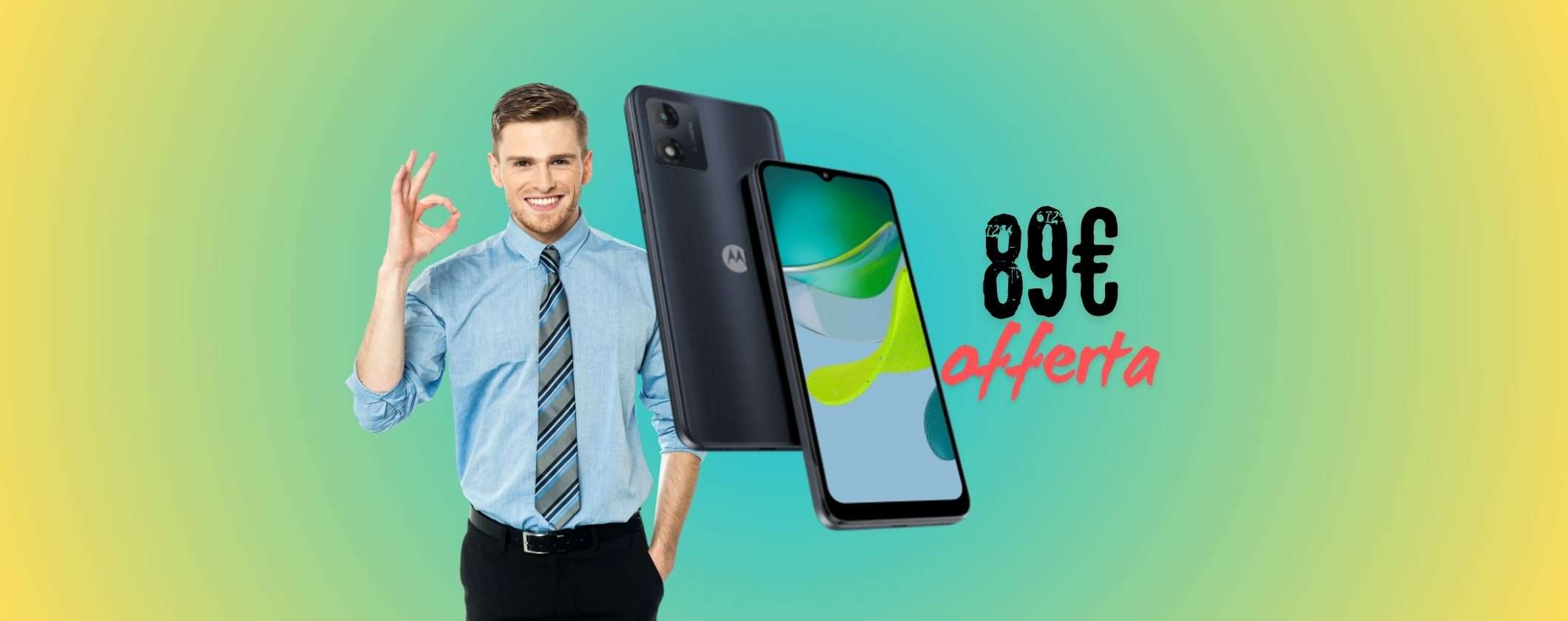 MOTOROLA moto e13: a 89€ è un BEST BUY pazzesco (8/128) MOTOROLA moto e13: a 89€ è un BEST BUY pazzesco (8/128)