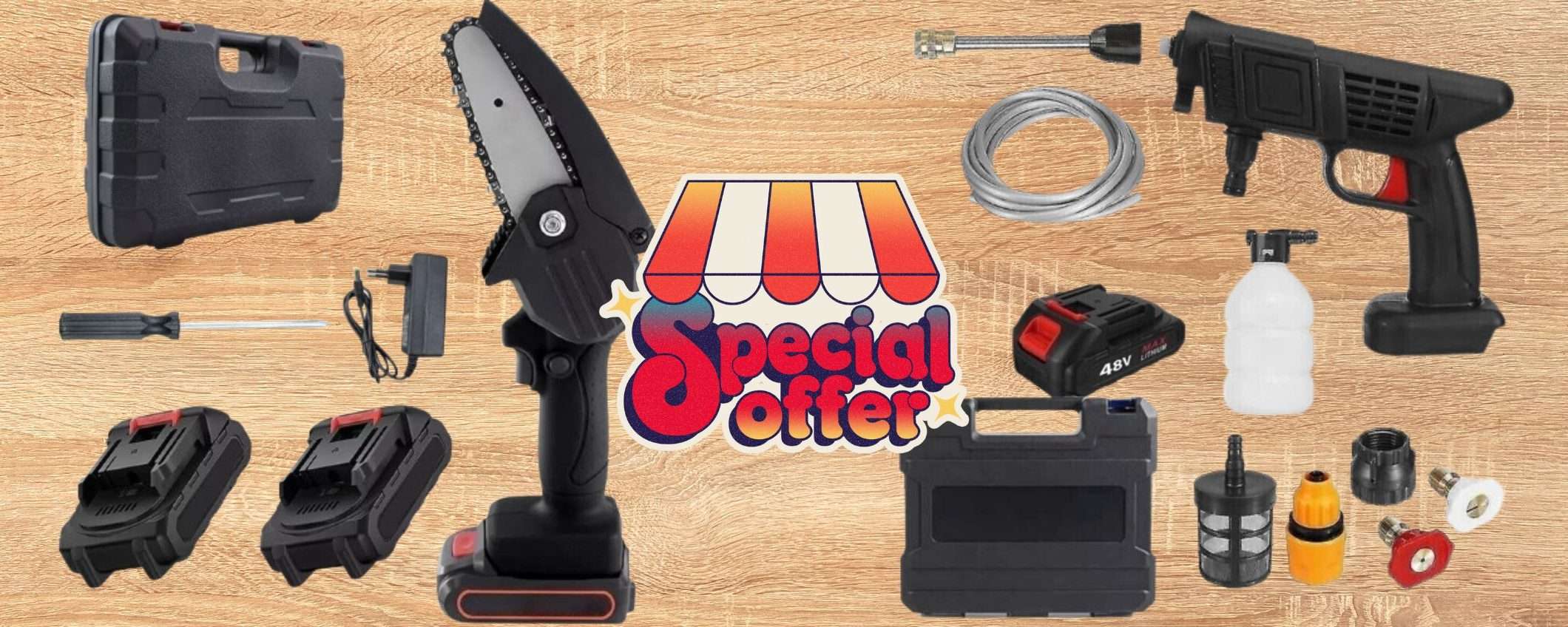 Motosega (23,99€) e idropulitrice (25,79€) a prezzo INCREDIBILE con batterie Motosega (23,99€) e idropulitrice (25,79€) a prezzo INCREDIBILE con batterie