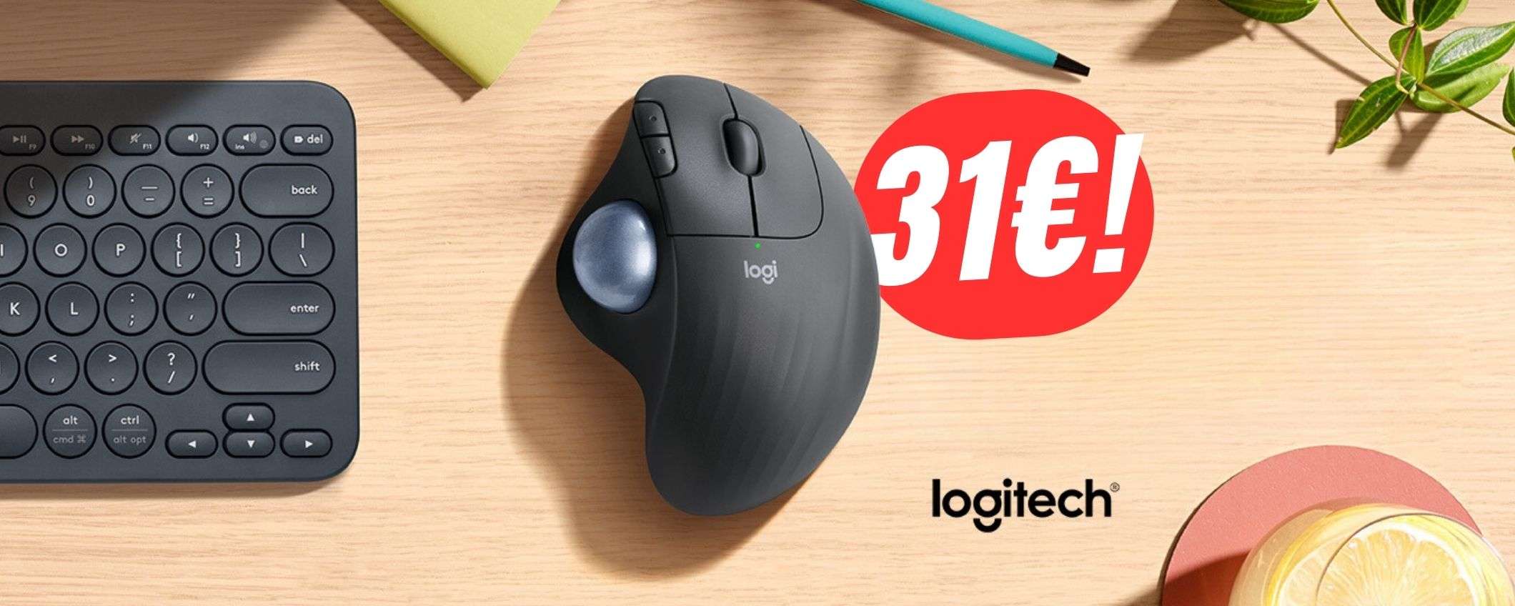 Se hai dolore ai polsi, questo mouse Logitech da 31€ ti salverà la vita (è scontato del -46%!) Se hai dolore ai polsi, questo mouse Logitech da 31€ ti salverà la vita (è scontato del -46%!)