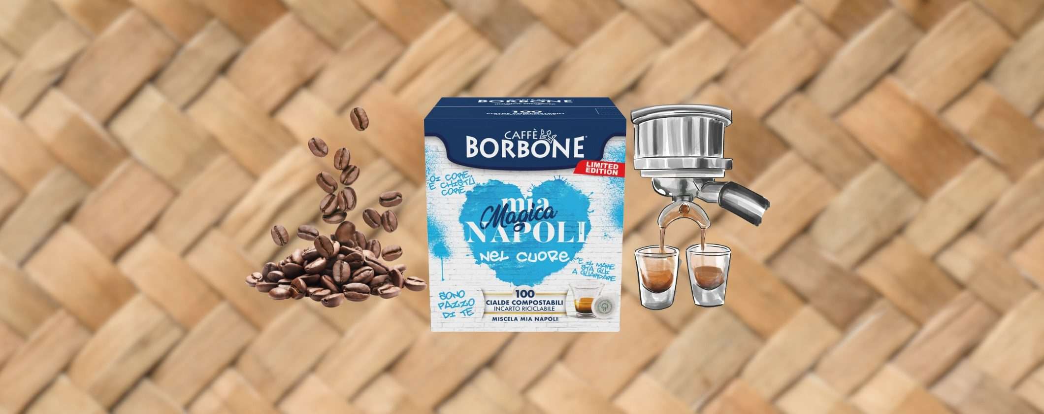 OFFERTA 100 Cialde Caffè Borbone Magica Napoli a 0,18€ l'una OFFERTA 100 Cialde Caffè Borbone Magica Napoli a 0,18€ l'una
