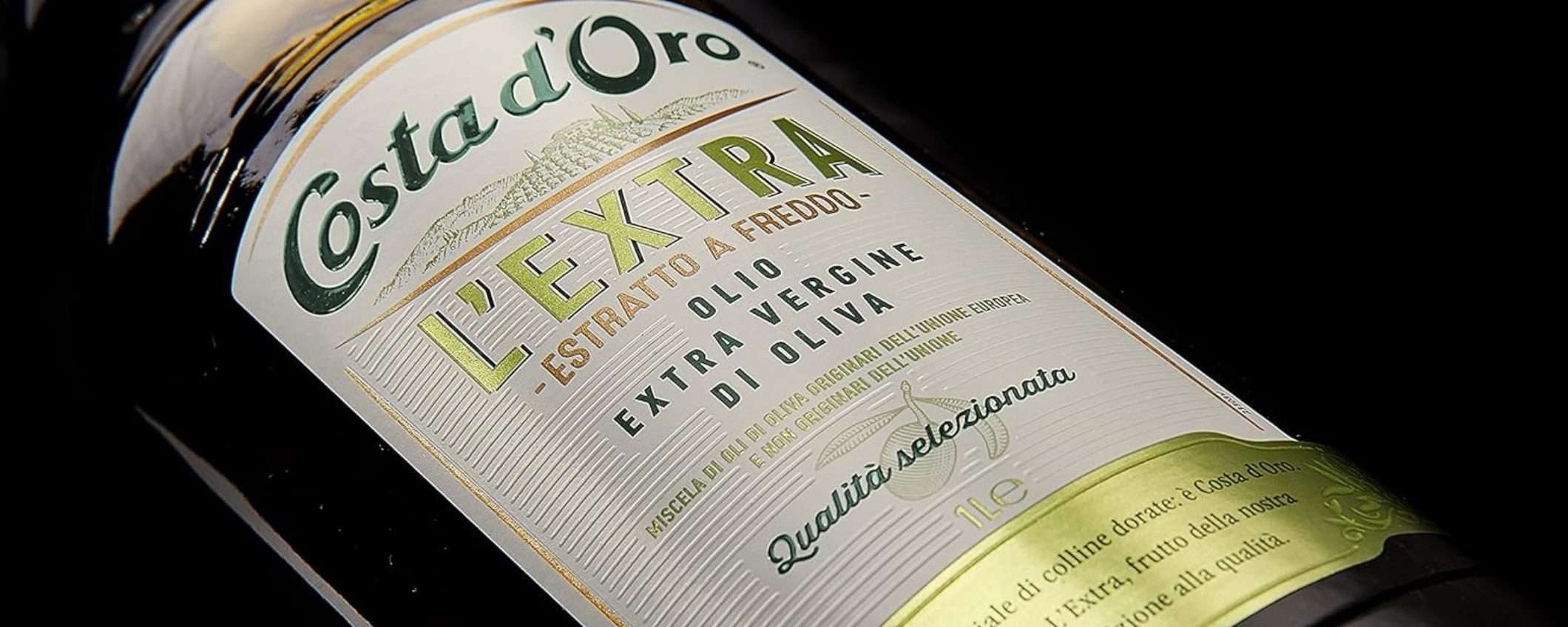 Olio EVO Costa D'Oro: un litro a 9,80€ su Amazon, promo qualità PREMIUM Olio EVO Costa D'Oro: un litro a 9,80€ su Amazon, promo qualità PREMIUM