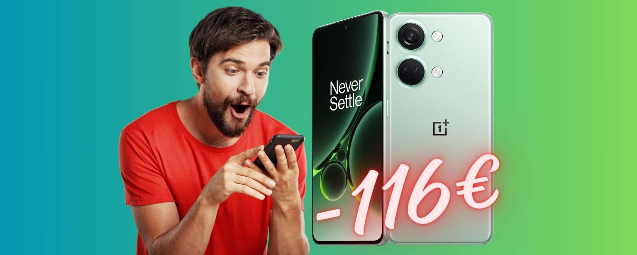 OnePlus Nord 3 5G (8/128GB) in SUPER SCONTO eBay di 116€ OnePlus Nord 3 5G (8/128GB) in SUPER SCONTO eBay di 116€