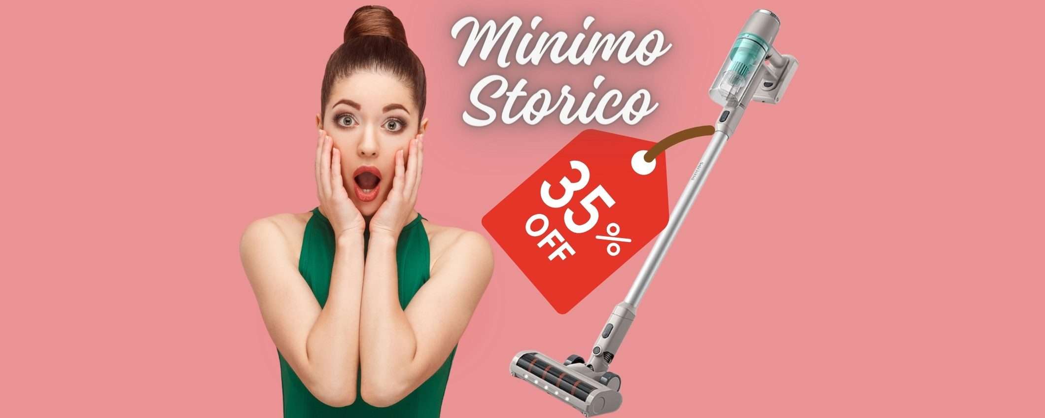 Philips: aspirapolvere senza fili su Amazon al MINIMO STORICO (-35%) Philips: aspirapolvere senza fili su Amazon al MINIMO STORICO (-35%)