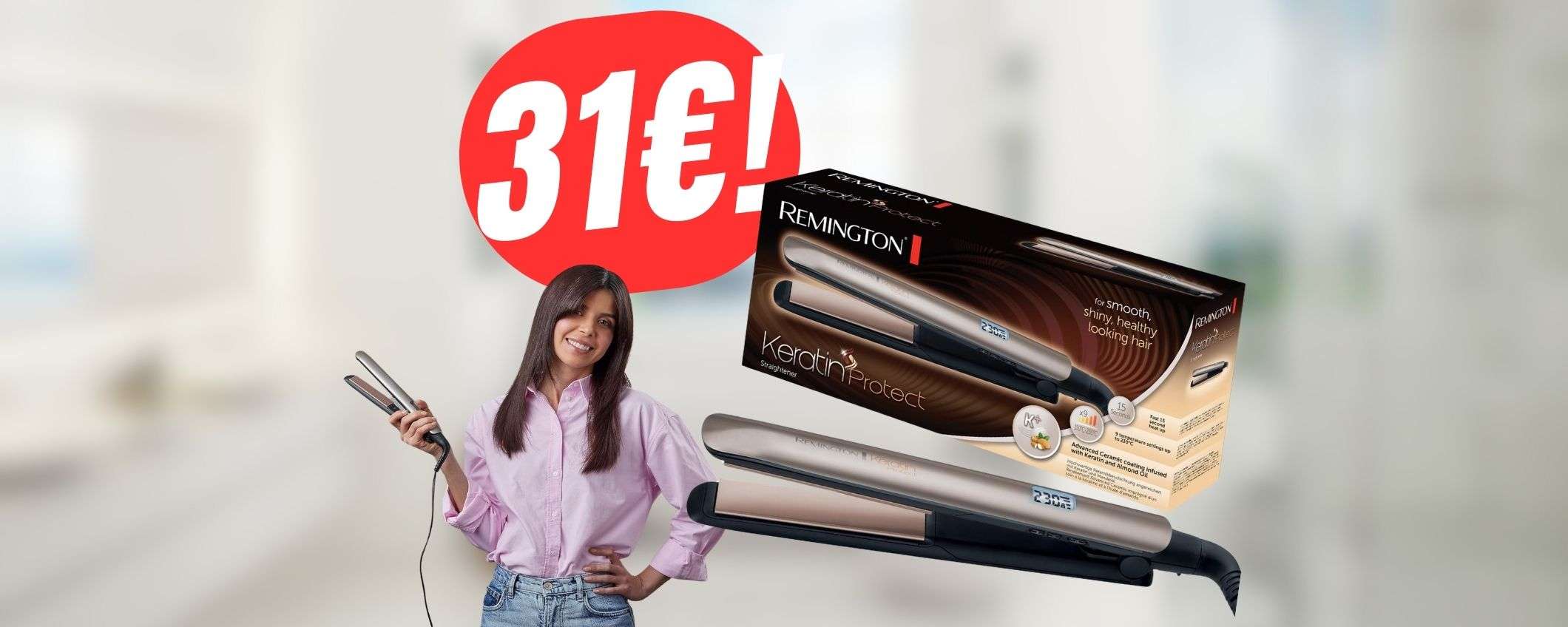 Capelli più sani immediatamente con la PIASTRA rivestita di CHERATINA (a 31€!) Capelli più sani immediatamente con la PIASTRA rivestita di CHERATINA (a 31€!)