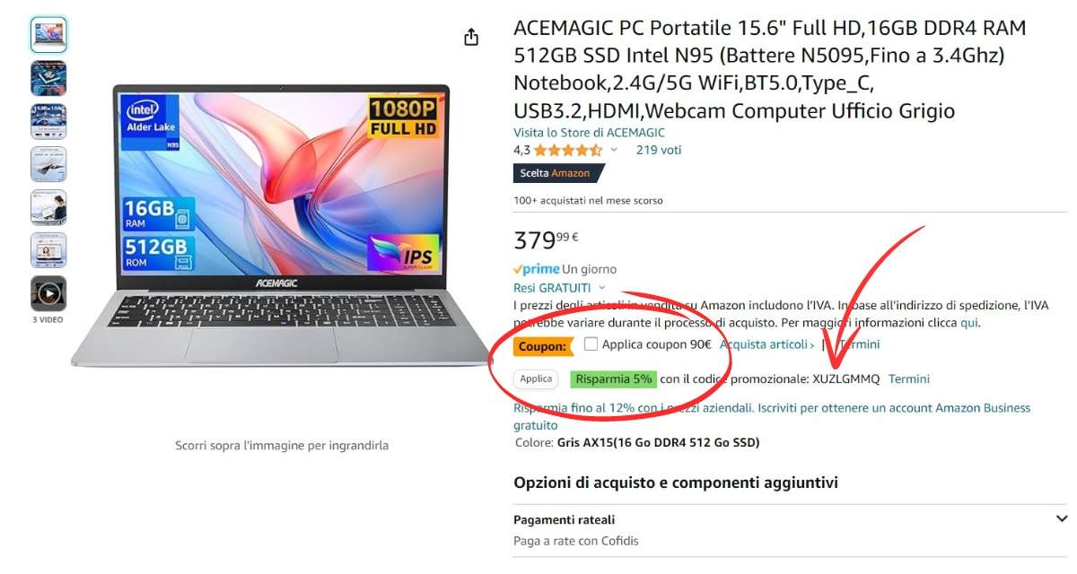 portatile-15-6-16-gb-ram-ssd-512gb-cpu-intel-109e-coupon