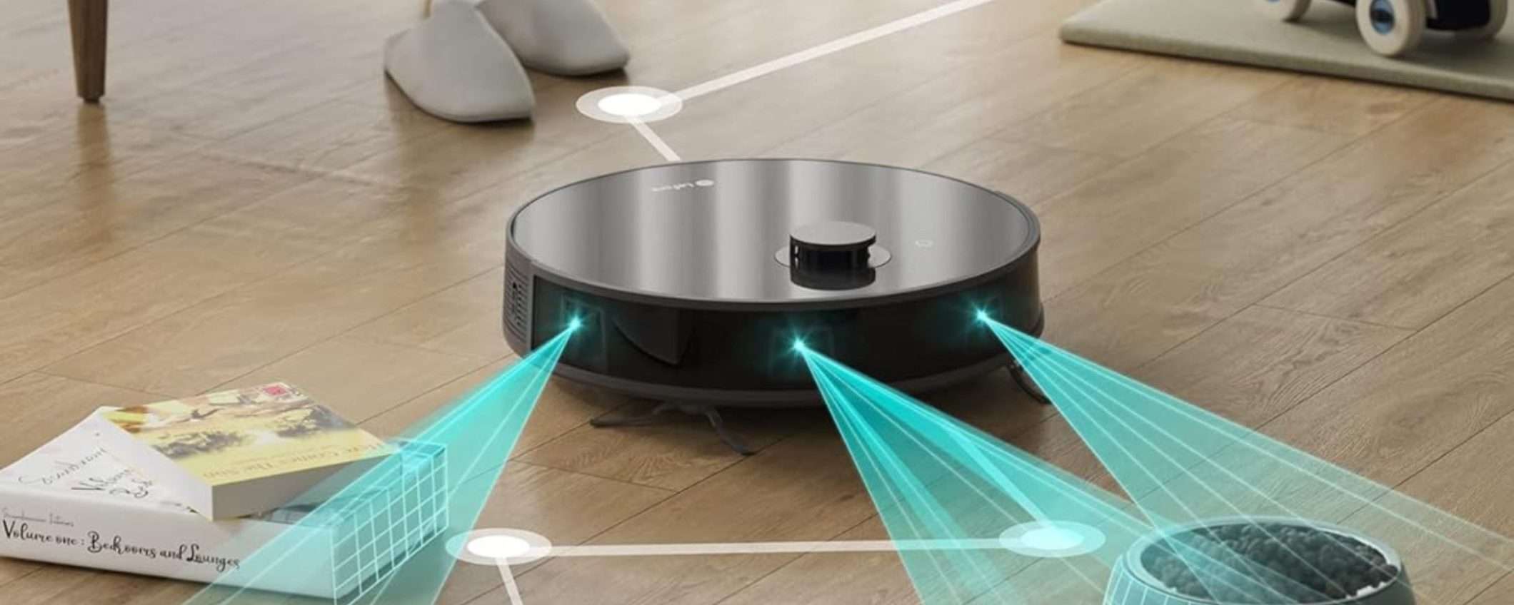 Pulizia TOTALE in tutta CASA con il robot aspirapolvere Lefant N3 (-37%) Pulizia TOTALE in tutta CASA con il robot aspirapolvere Lefant N3 (-37%)