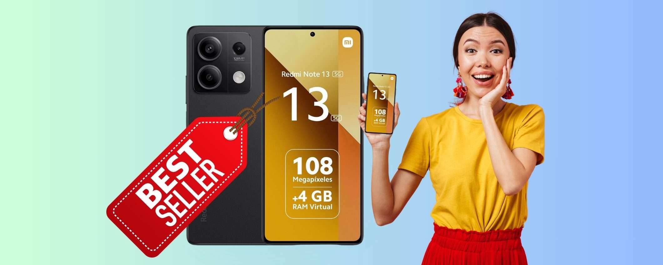 Redmi Note 13 5G da 256GB e 8GB di RAM a MENO di 200€ è un AFFARE Redmi Note 13 5G da 256GB e 8GB di RAM a MENO di 200€ è un AFFARE