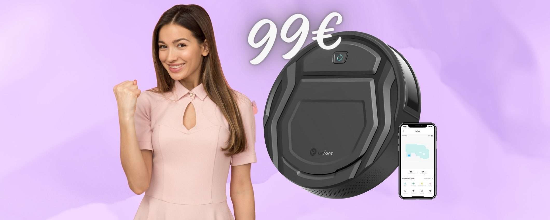 Robot aspirapolvere: 99€ su Amazon per pavimenti puliti senza sforzo Robot aspirapolvere: 99€ su Amazon per pavimenti puliti senza sforzo