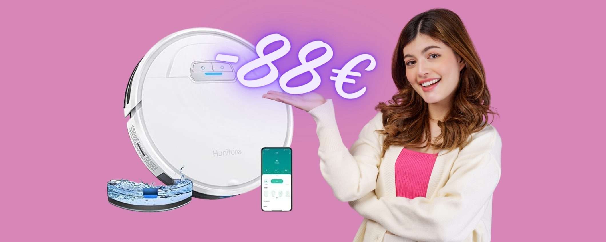 Robot aspirapolvere che lava anche i pavimenti in SCONTO ESAGERATO Robot aspirapolvere che lava anche i pavimenti in SCONTO ESAGERATO