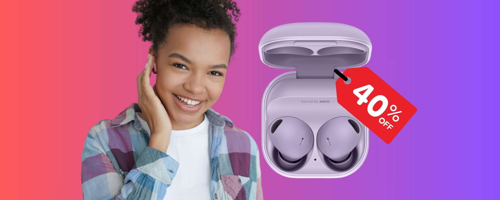 Samsung Galaxy Buds2 Pro al 40% in MENO su Amazon (limitatissimo) Samsung Galaxy Buds2 Pro al 40% in MENO su Amazon (limitatissimo)