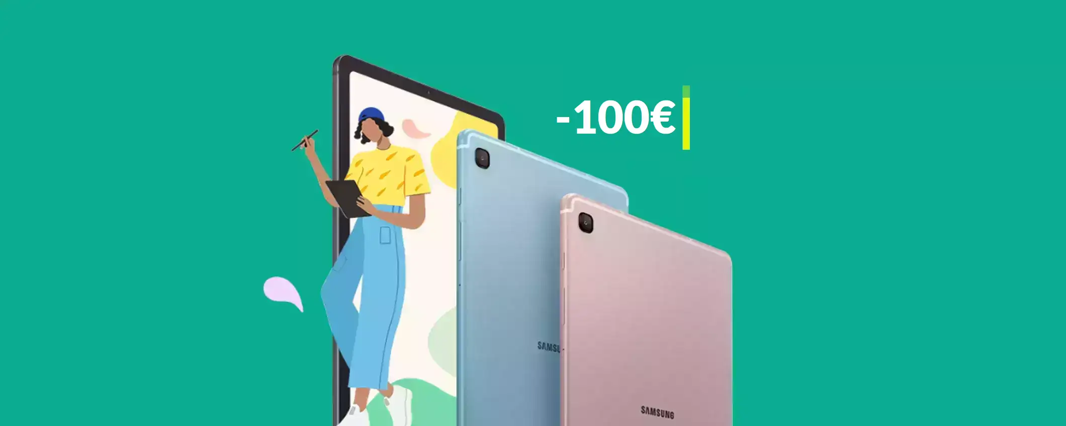 Imperdibile tablet Samsung con S Pen: c'è uno SCONTO di 100€ Imperdibile tablet Samsung con S Pen: c'è uno SCONTO di 100€