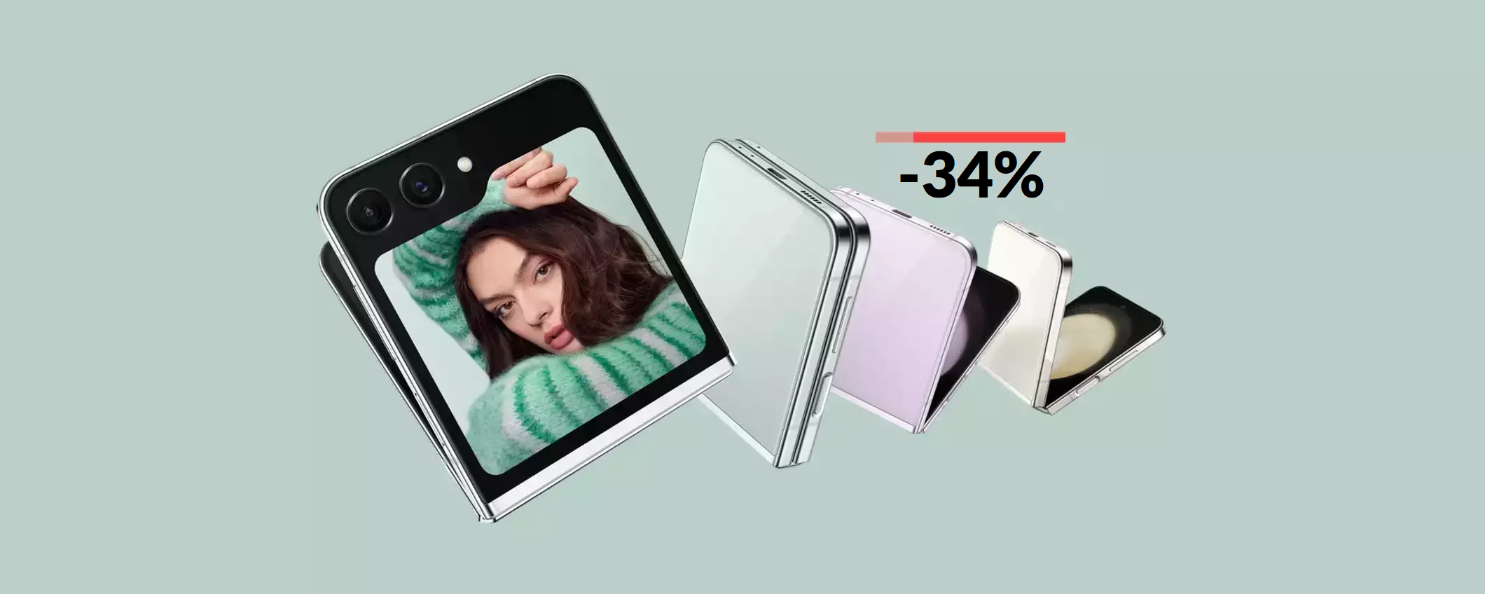 Samsung Galaxy Z Flip5 da 512GB a prezzo scontatissimo (-470€) Samsung Galaxy Z Flip5 da 512GB a prezzo scontatissimo (-470€)