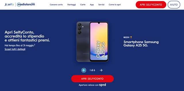 selfyconto promo galaxy a25