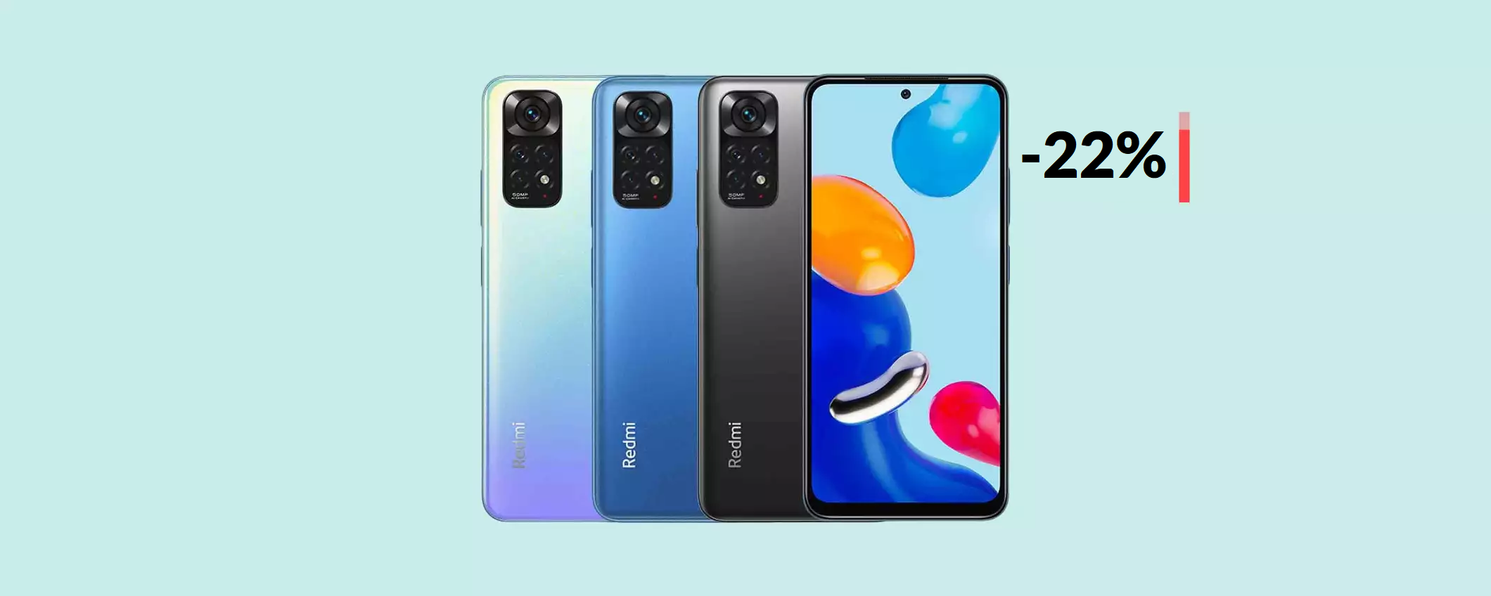 Xiaomi Redmi Note 11 oggi costa davvero un niente: già tuo a 127€ Xiaomi Redmi Note 11 oggi costa davvero un niente: già tuo a 127€