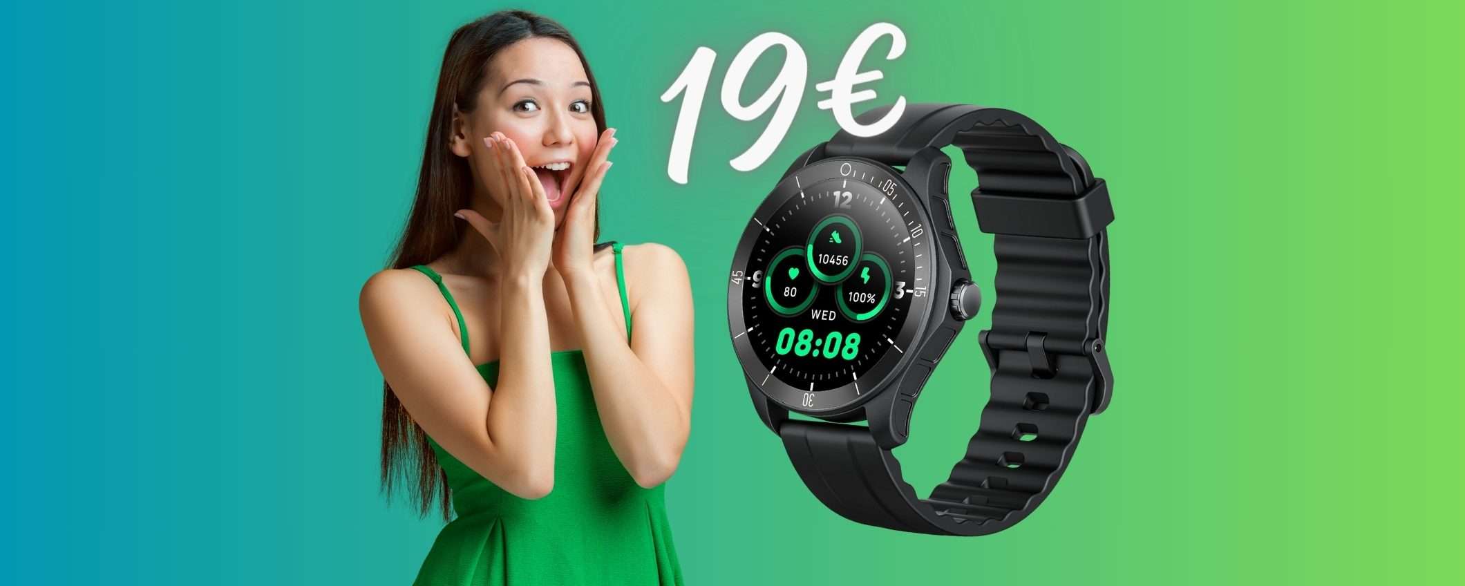 Smartwatch a MENO di 20€ e rispondi alle chiamate dal polso (Amazon) Smartwatch a MENO di 20€ e rispondi alle chiamate dal polso (Amazon)