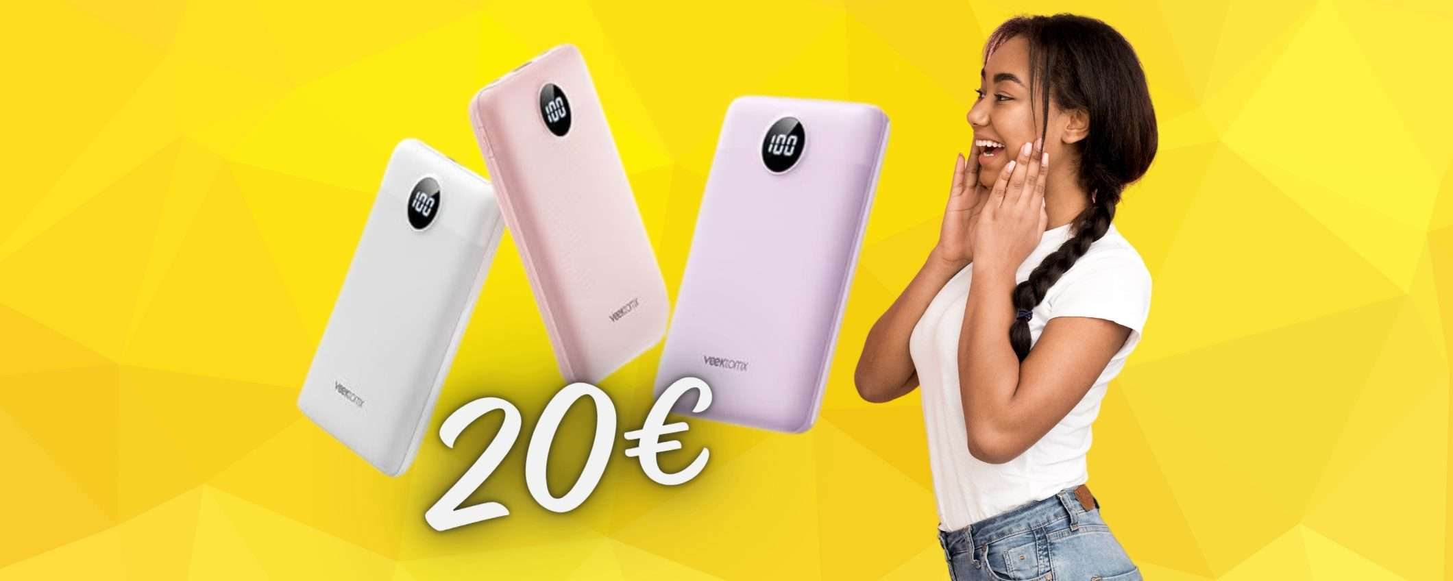 Solo 20€ e ti porti a casa questo Power Bank POTENTE e LEGGERO