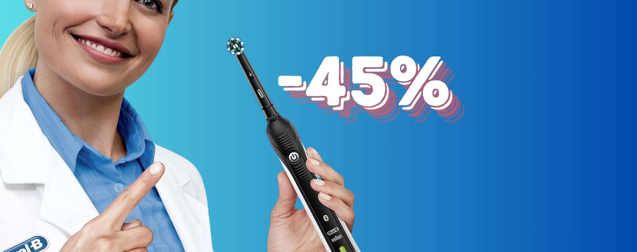 Spazzolino Elettrico Oral-B al 45% di SCONTO: IMPERDIBILE Spazzolino Elettrico Oral-B al 45% di SCONTO: IMPERDIBILE