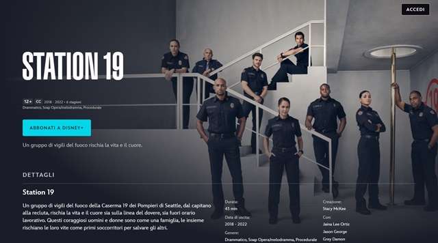 station 19 in streaming su disneyplus