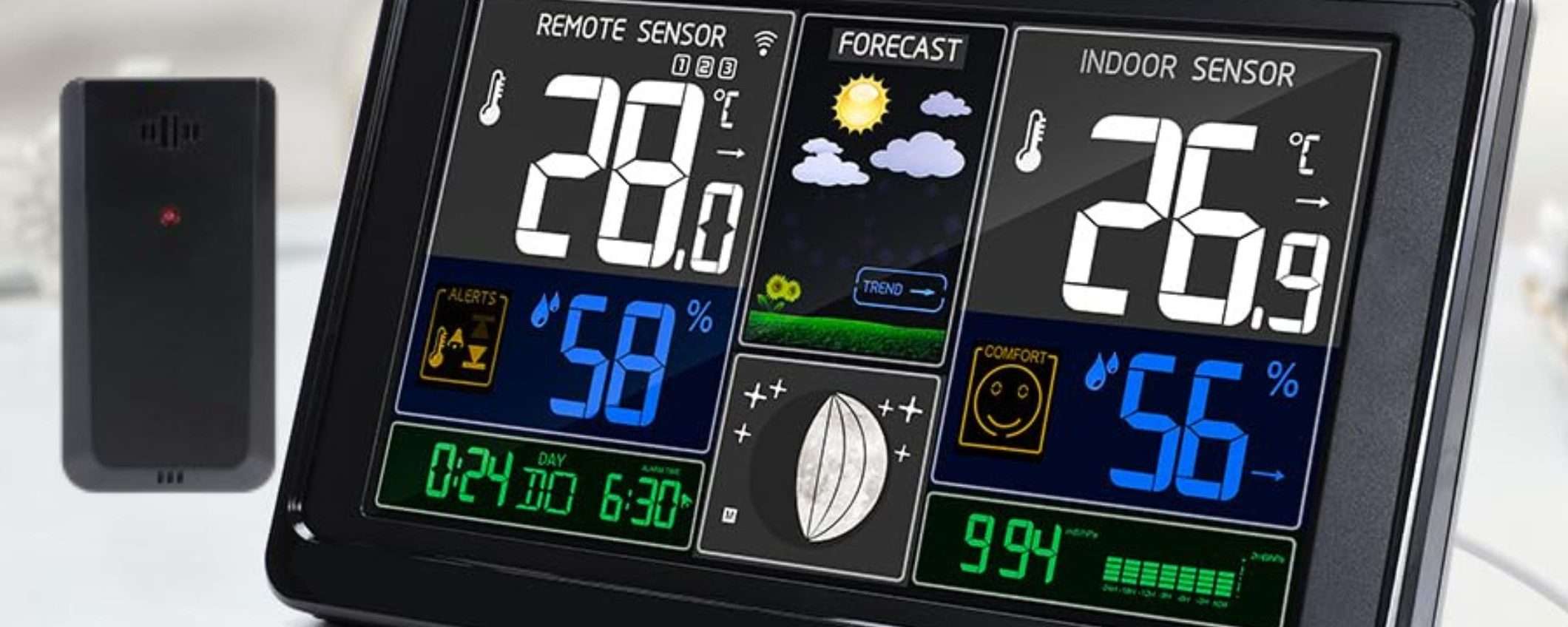 Stazione meteo a 21,49€ su Amazon: sconto 50%, sensore da esterno in OMAGGIO Stazione meteo a 21,49€ su Amazon: sconto 50%, sensore da esterno in OMAGGIO
