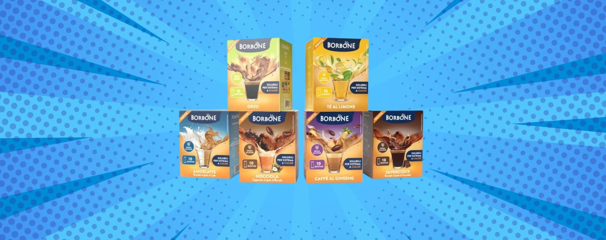 Stick Bevanda Solubile Borbone 6 GUSTI a un PREZZO FOLLE Stick Bevanda Solubile Borbone 6 GUSTI a un PREZZO FOLLE