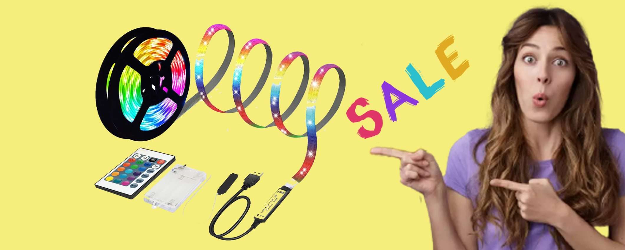 Striscia LED da 2 metri: sconto del 50% con coupon Amazon! Striscia LED da 2 metri: sconto del 50% con coupon Amazon!