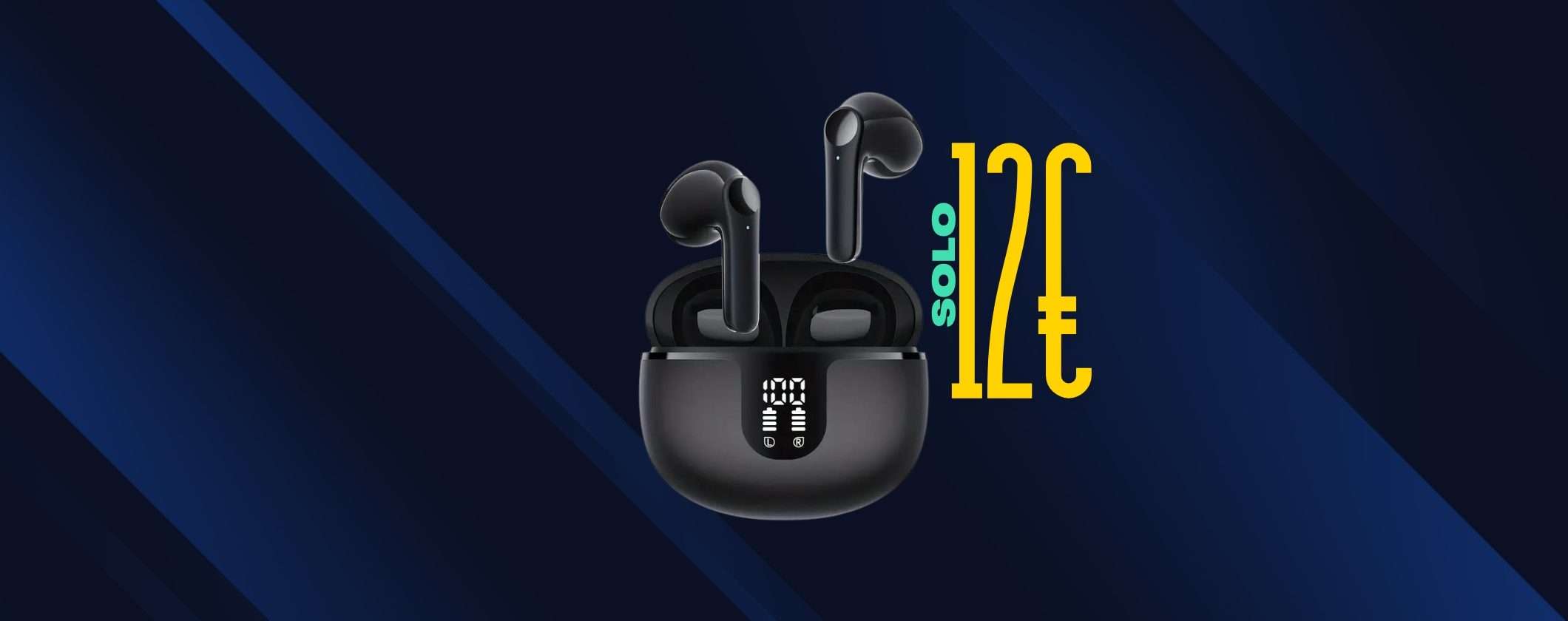 Super Auricolari Wireless da 60 ore di riproduzione a 12€ su TEMU Super Auricolari Wireless da 60 ore di riproduzione a 12€ su TEMU