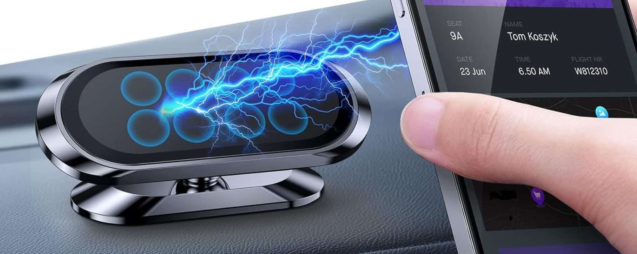 Supporto smartphone per auto INVISIBILE, lo vogliono TUTTI: 3,50€ su Amazon Supporto smartphone per auto INVISIBILE, lo vogliono TUTTI: 3,50€ su Amazon