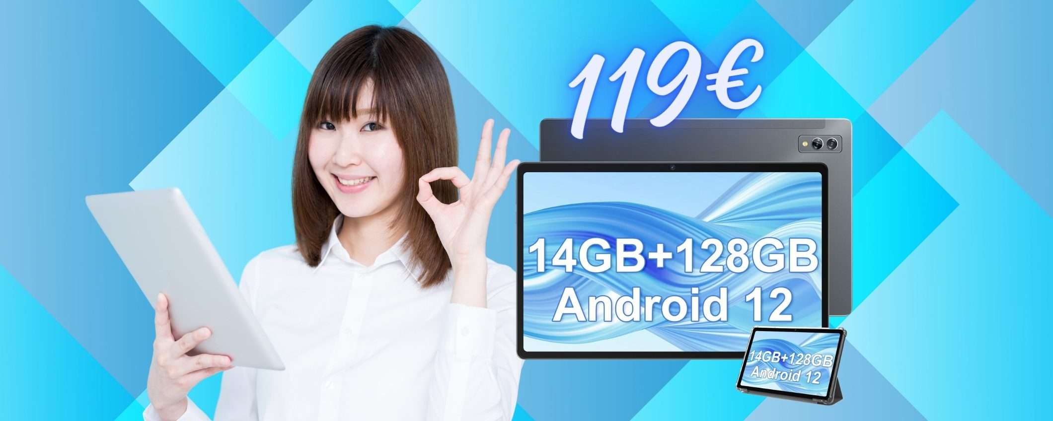 Tablet Blackview: 8GB RAM, 128GB memoria e slot per scheda Sim (119€) Tablet Blackview: 8GB RAM, 128GB memoria e slot per scheda Sim (119€)