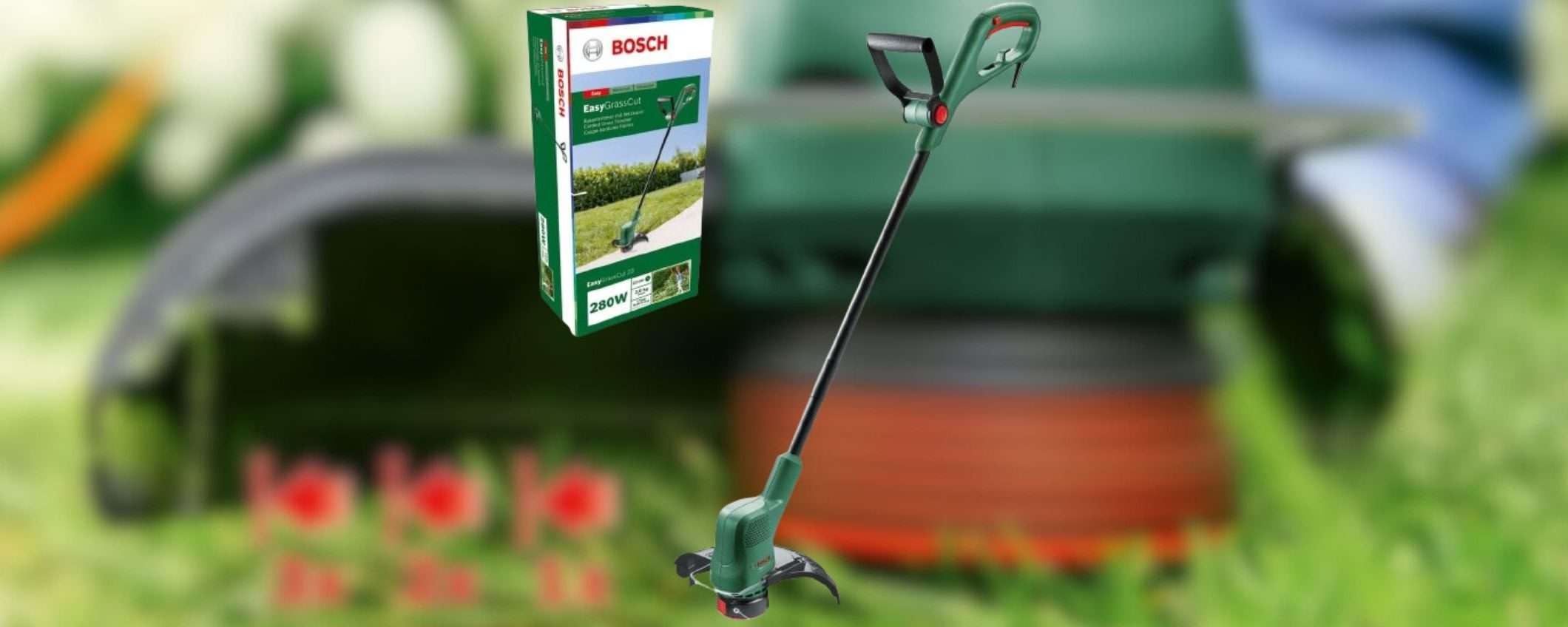 Tagliaerba Bosch a 39,99€: POTENTE e maneggevole, prezzo SHOCK Tagliaerba Bosch a 39,99€: POTENTE e maneggevole, prezzo SHOCK