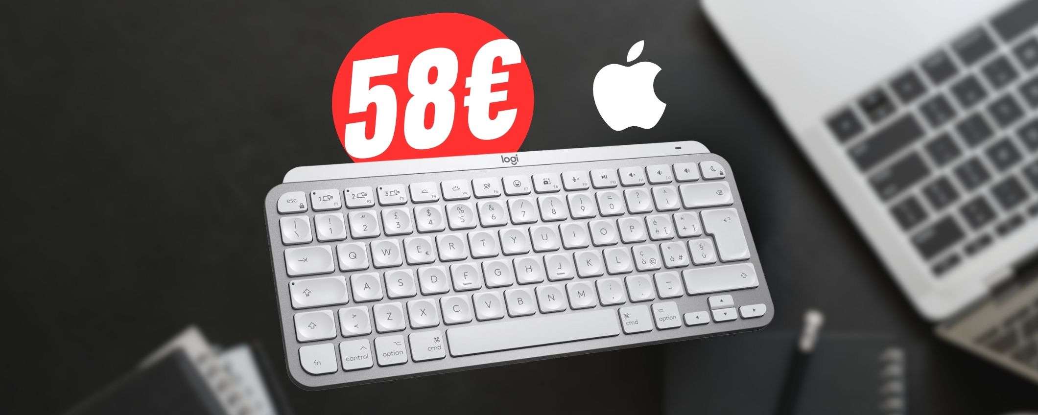 Meglio della Magic Keyboard ma a 58€: la tastiera Logitech dei sogni è scontatissima! Meglio della Magic Keyboard ma a 58€: la tastiera Logitech dei sogni è scontatissima!