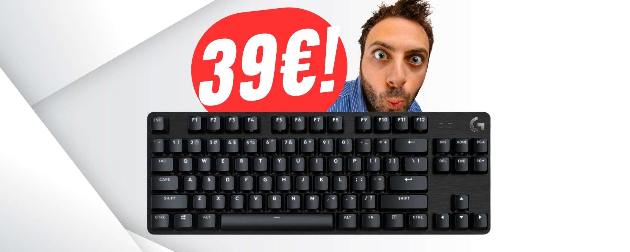 La TASTIERA MECCANICA di Logitech in sconto del -53% è eccezionale! La TASTIERA MECCANICA di Logitech in sconto del -53% è eccezionale!